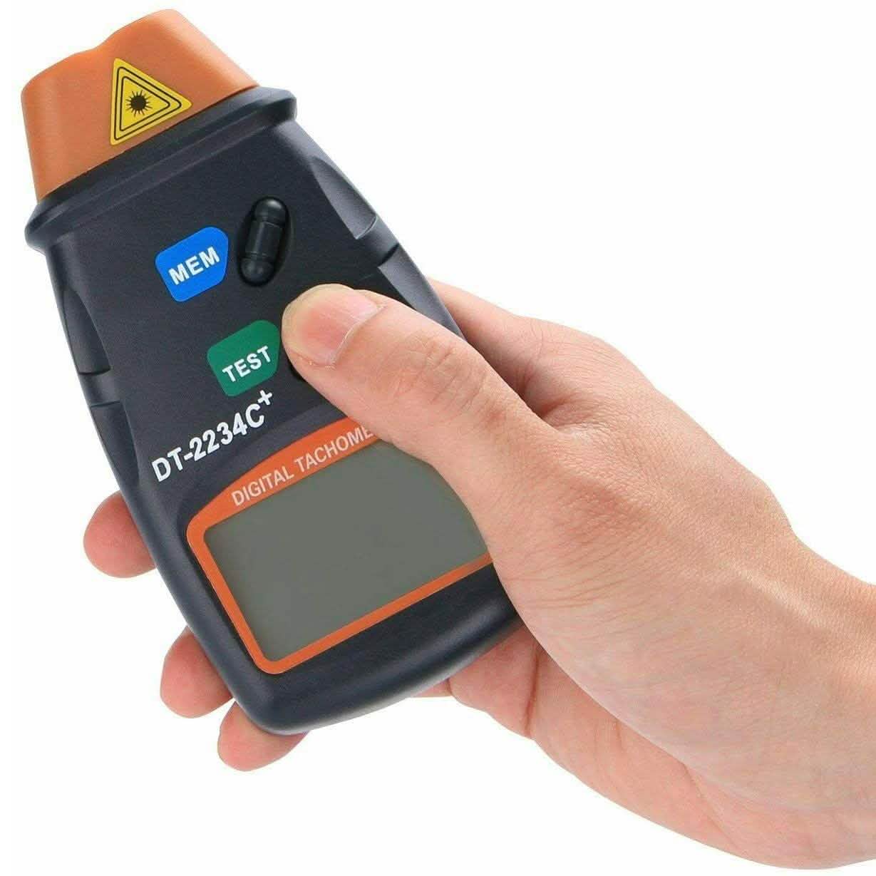 AGPtek Professional Digital Laser Photo Tachometer Non Contact RPM Tach Auto