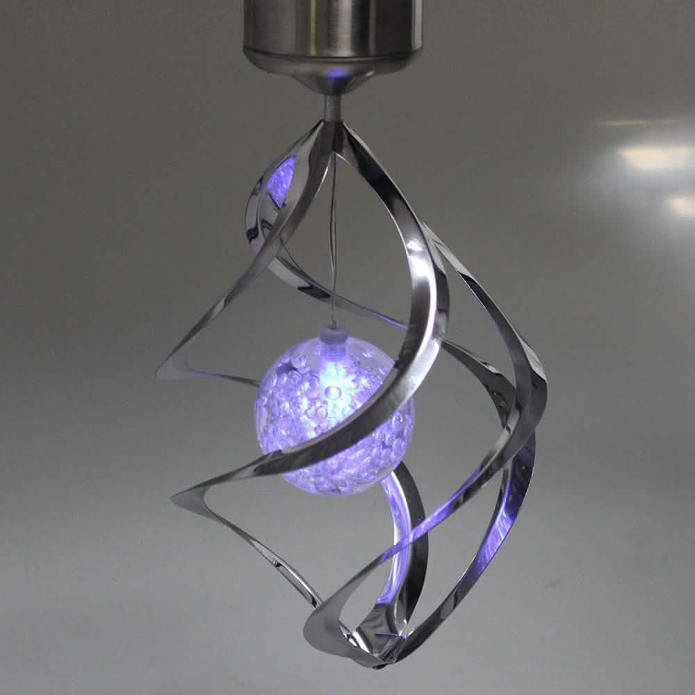 AGPtEK Solar Power LED Color Changing Wind Chime For Outdoor Garden Courtyard