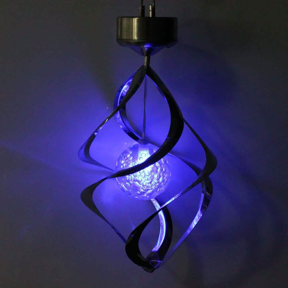 AGPtEK Solar Power LED Color Changing Wind Chime For Outdoor Garden Courtyard