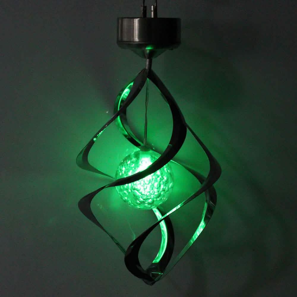AGPtEK Solar Power LED Color Changing Wind Chime For Outdoor Garden Courtyard
