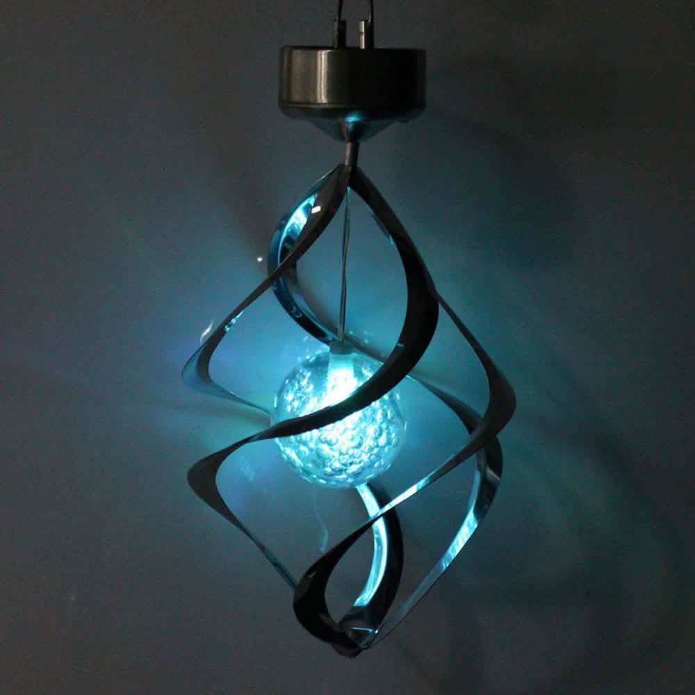AGPtEK Solar Power LED Color Changing Wind Chime For Outdoor Garden Courtyard