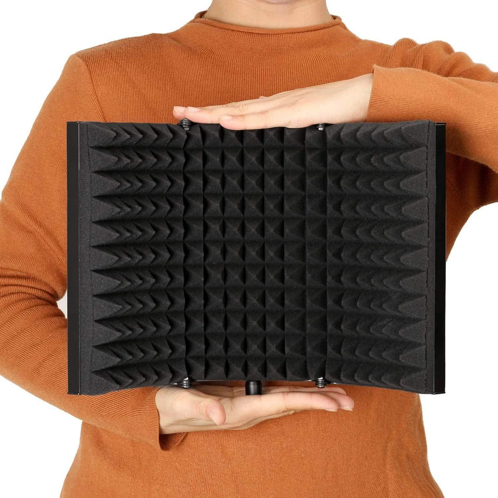 AGPTEK Studio Microphone Foam Shield Soundproofing