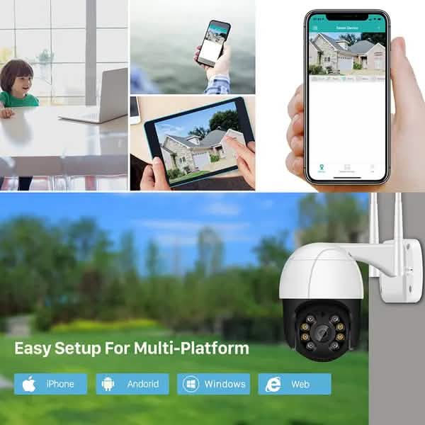 AI Human Detection Wireless Home Security Camera