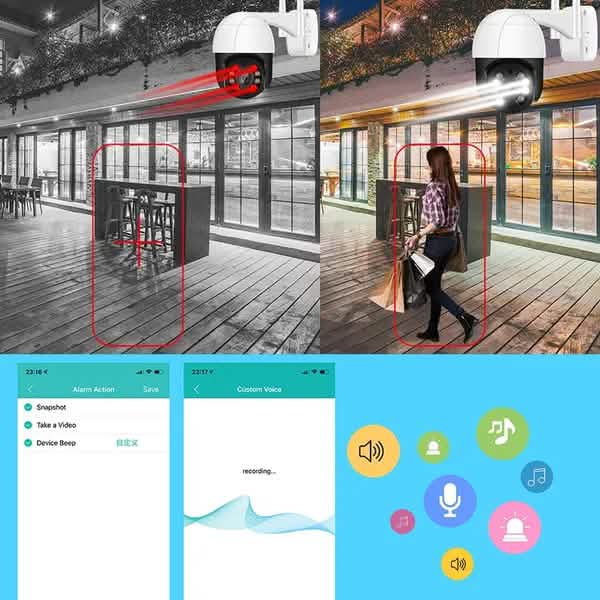 AI Human Detection Wireless Home Security Camera