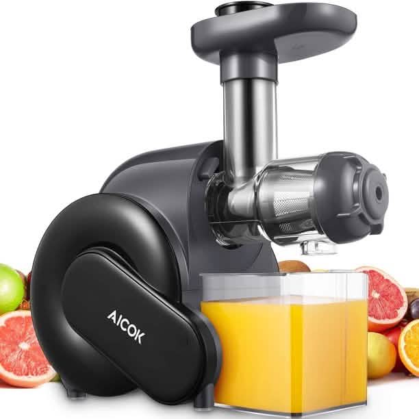 AICOK Juicer Masticating Juice Extractor with Reverse Function
