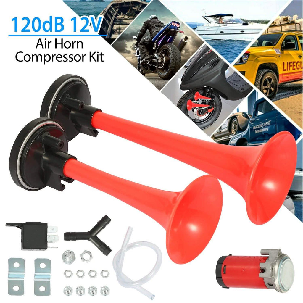 Air Horn Dual Trumpet 12V 115DB