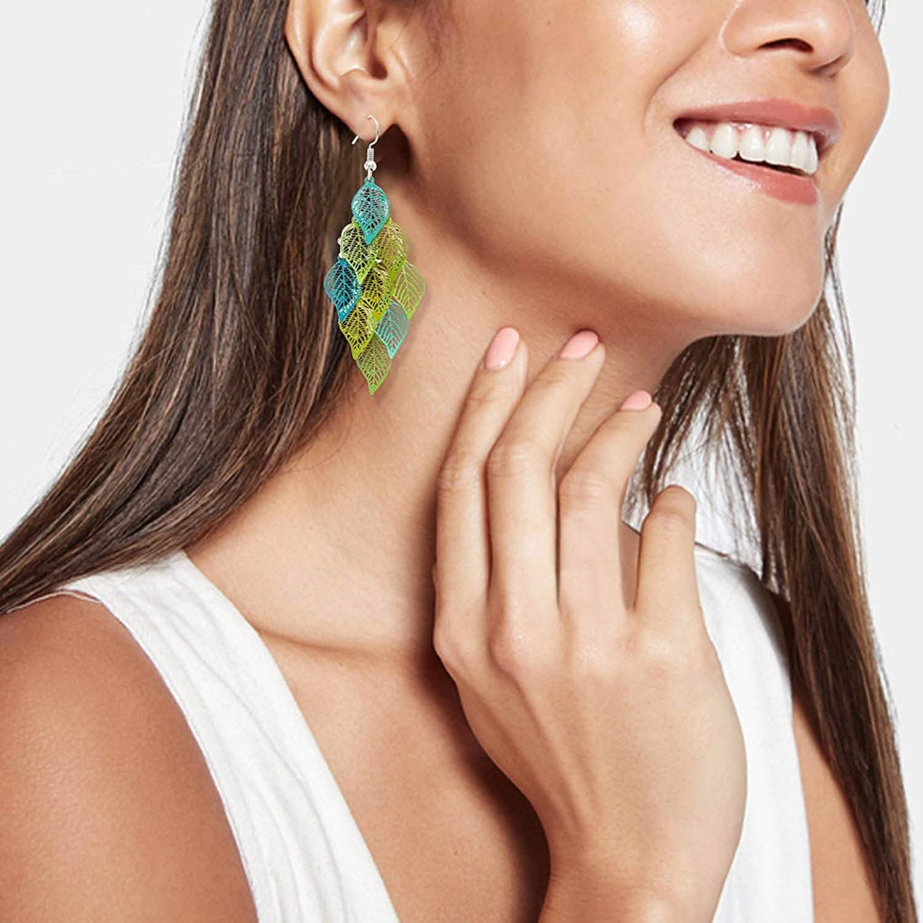 Aisansty Handmade Boho Super Lightweight Chandelier Dangle Drop Earring