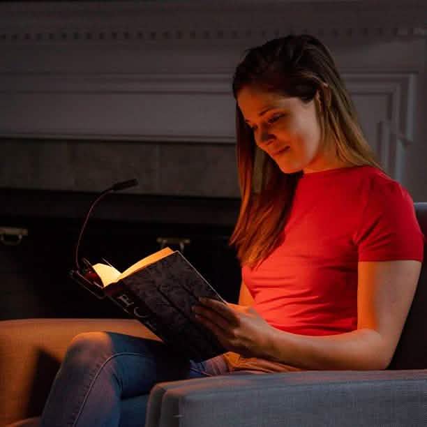 All in One Book Light Gift Set- 1600K Soft Strain-Free Reading Light