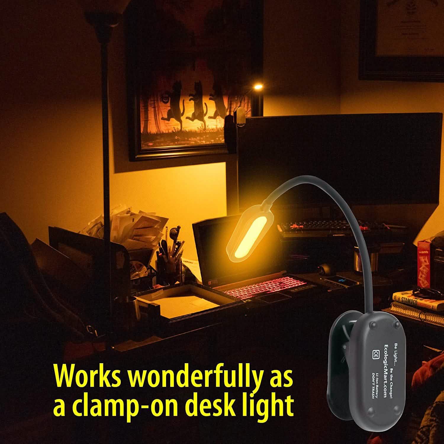 All in One Rechargeable Book Light Kit