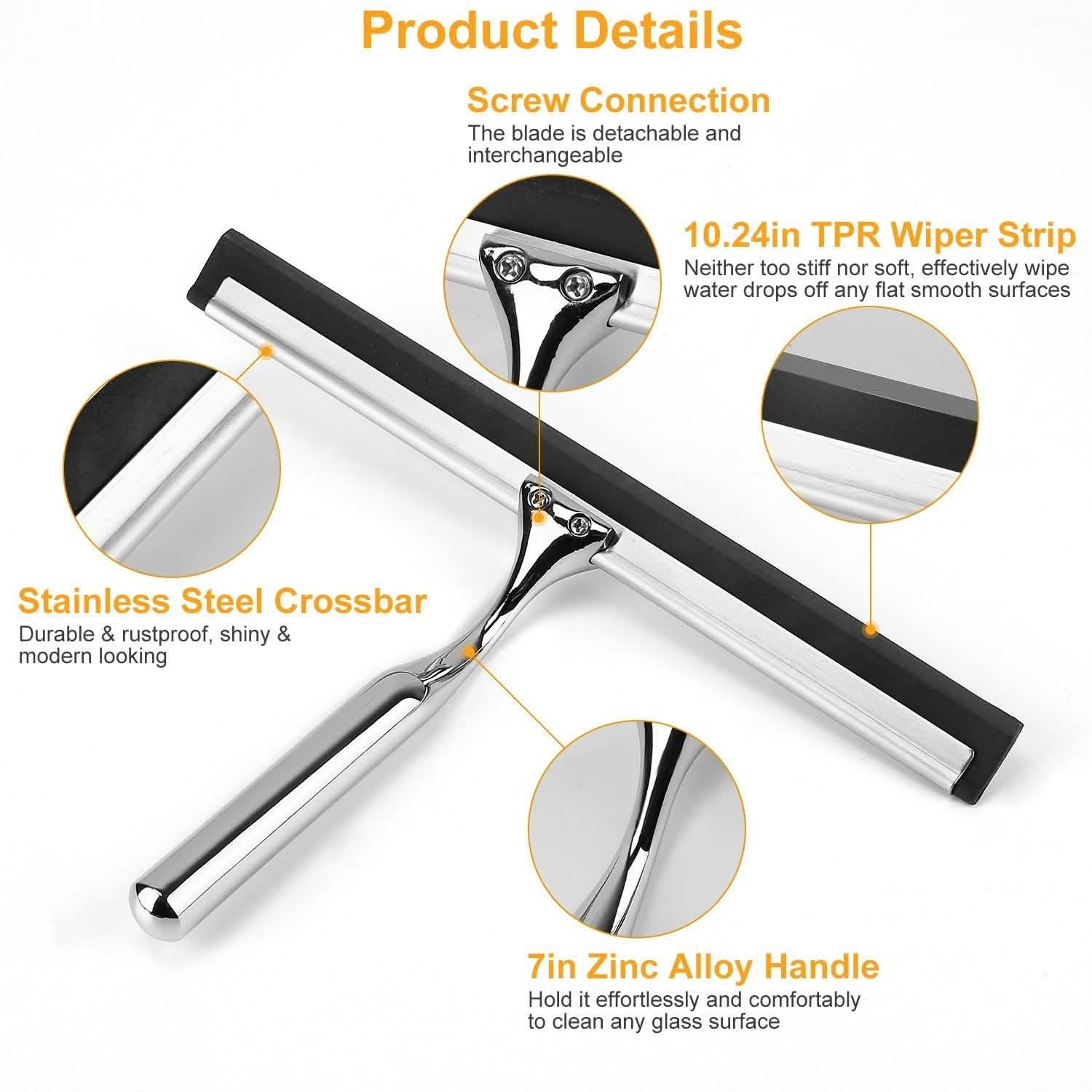 All Purpose Stainless Steel Squeegee Cleaner