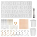 Alphabet Number Silicone Set DIY Casting Mold Jewelry Making Craft