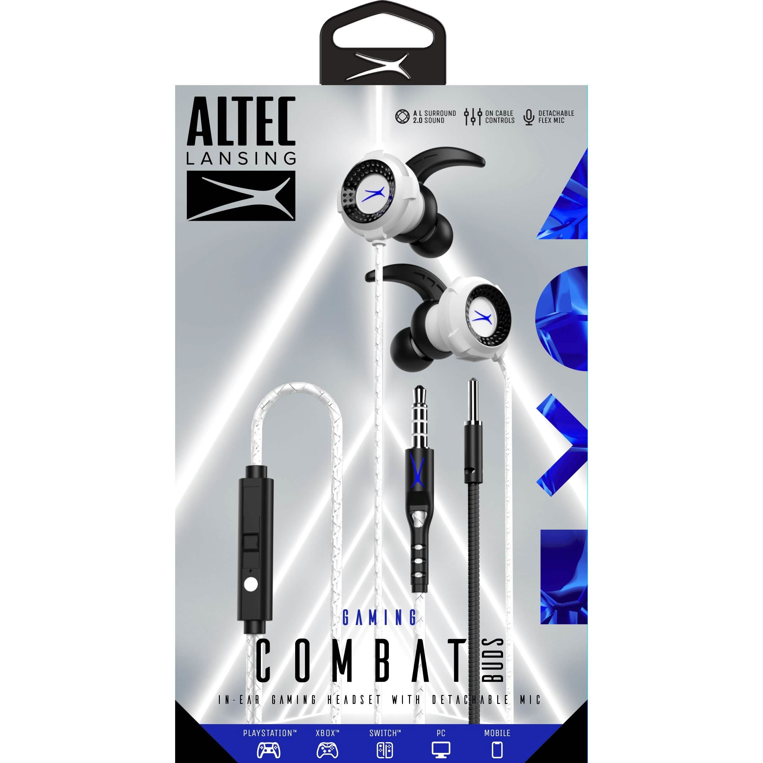 Altec Lansing - 3.5mm Combat Gaming Earbuds