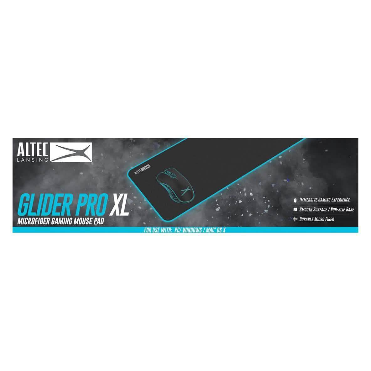 Altec Lansing - Glider Pro Gaming Mouse Pad - Black