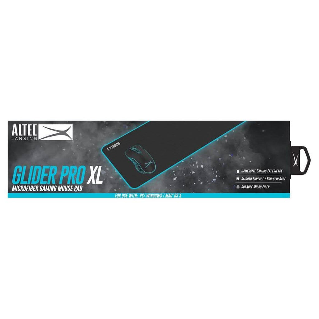 Altec Lansing - Glider Pro Gaming Mouse Pad - Black