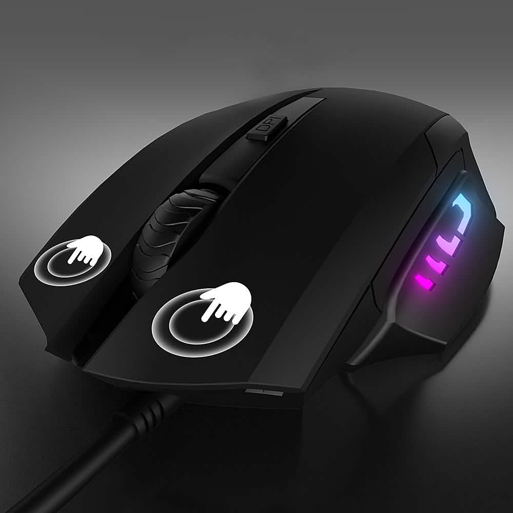 Altec Lansing - GM100 E-Sports Wired Laser Gaming Mouse with RGB Lighting