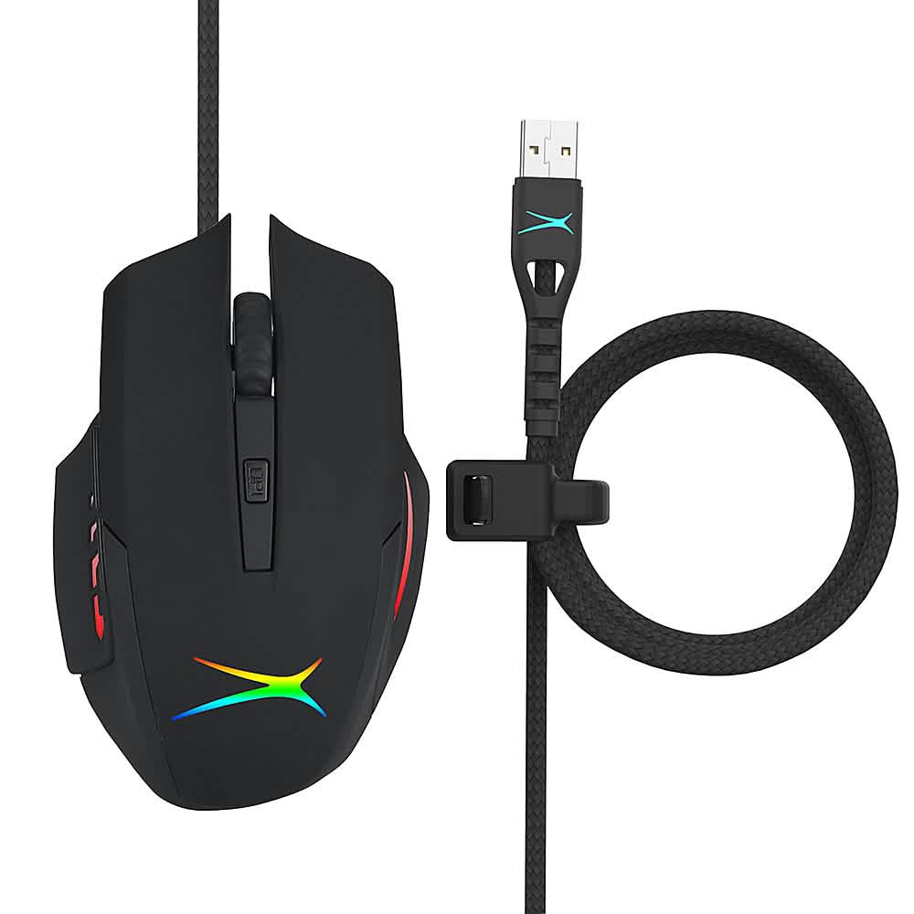 Altec Lansing - GM100 E-Sports Wired Laser Gaming Mouse with RGB Lighting