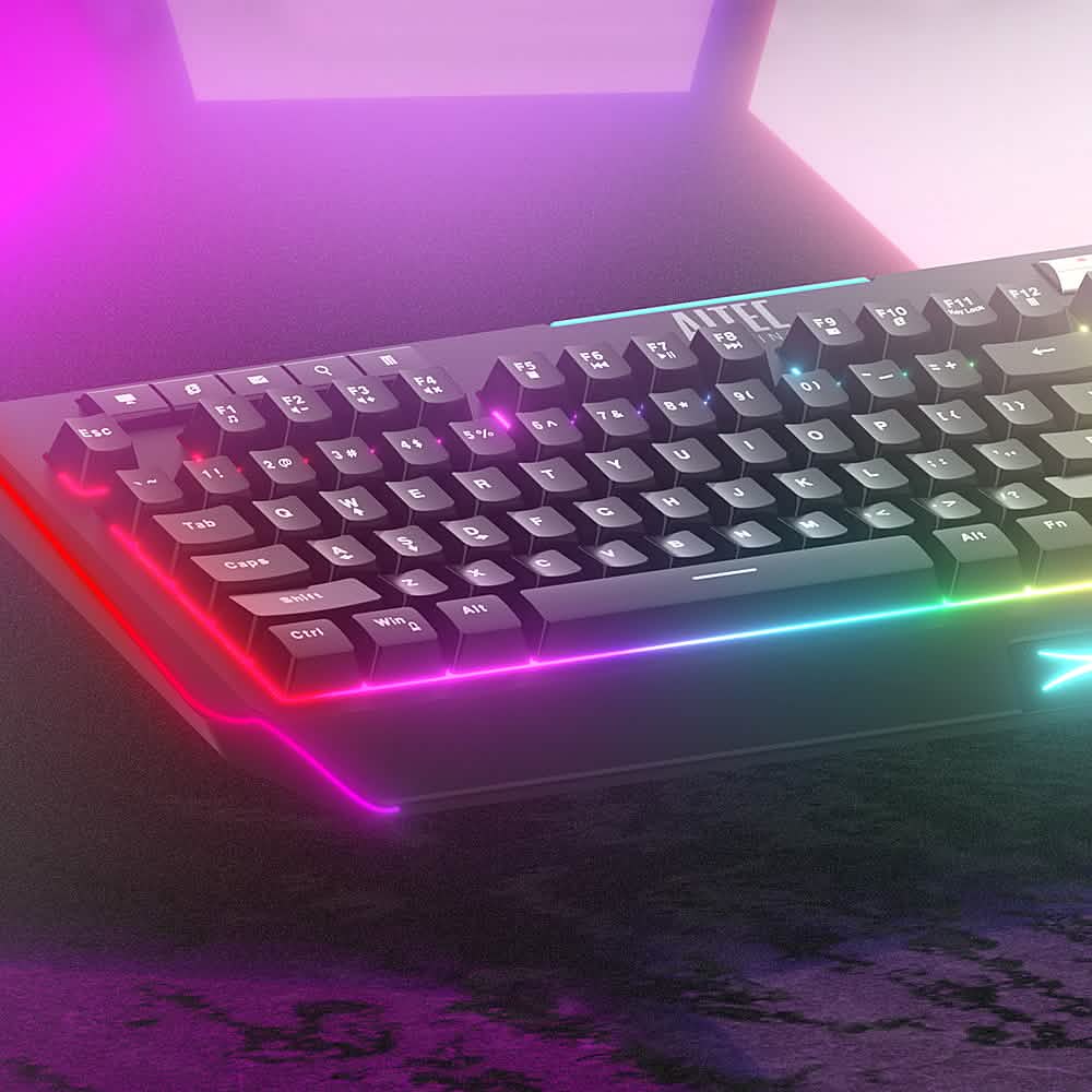 Altec Lansing-MS550 Semi-Mechanical E-Sports Grade RGB Gaming Keyboard