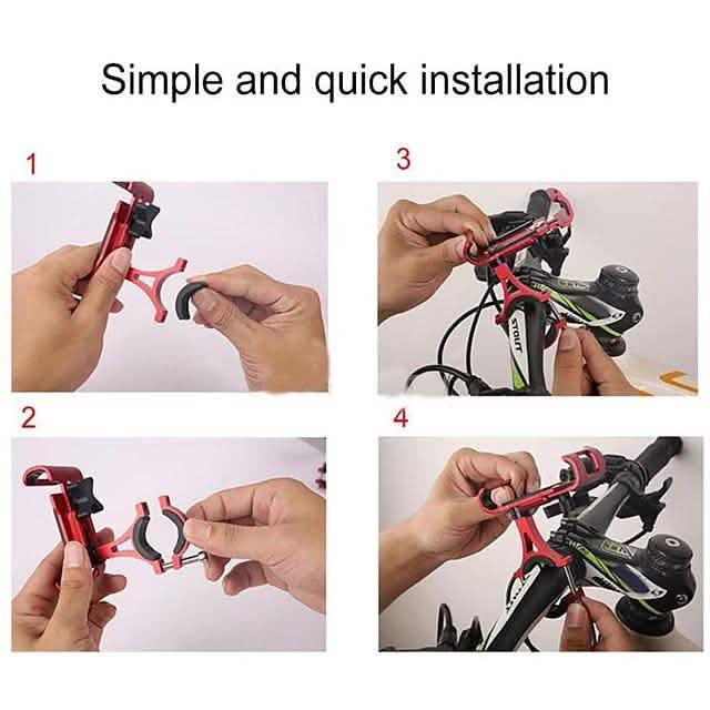 Aluminum Alloy Motorcycle Mobile Phone Holder