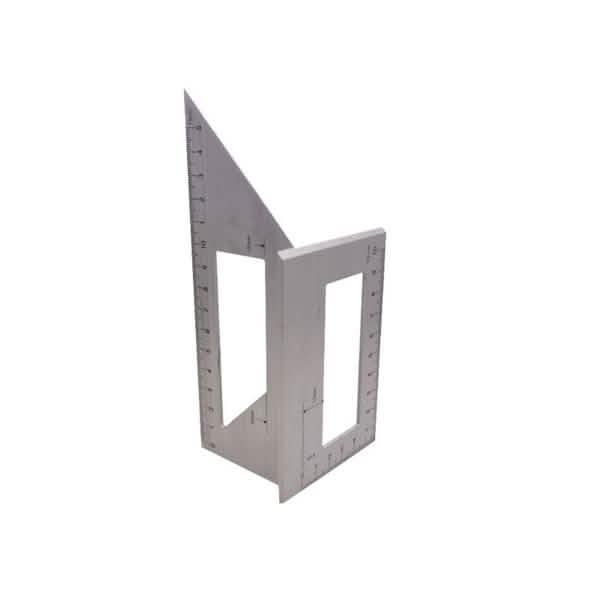 Aluminum Alloy Wooden Square Multifunction Ruler