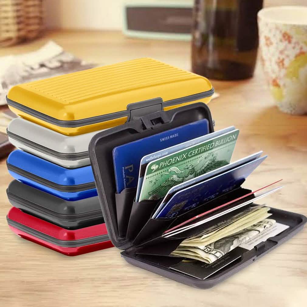 Aluminum RFID Blocking Credit Card Wallet Case