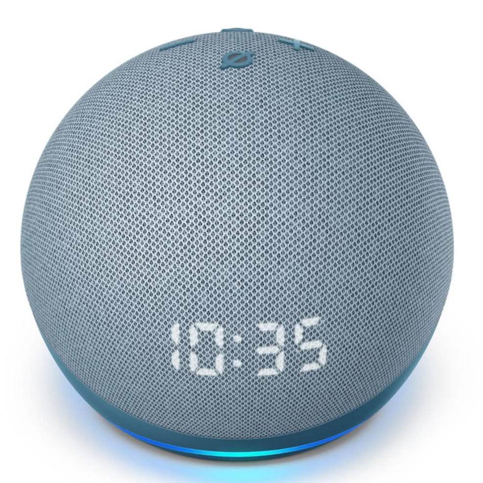 Amazon Echo Dot (4th Gen) Smart Speaker with Clock and Alexa