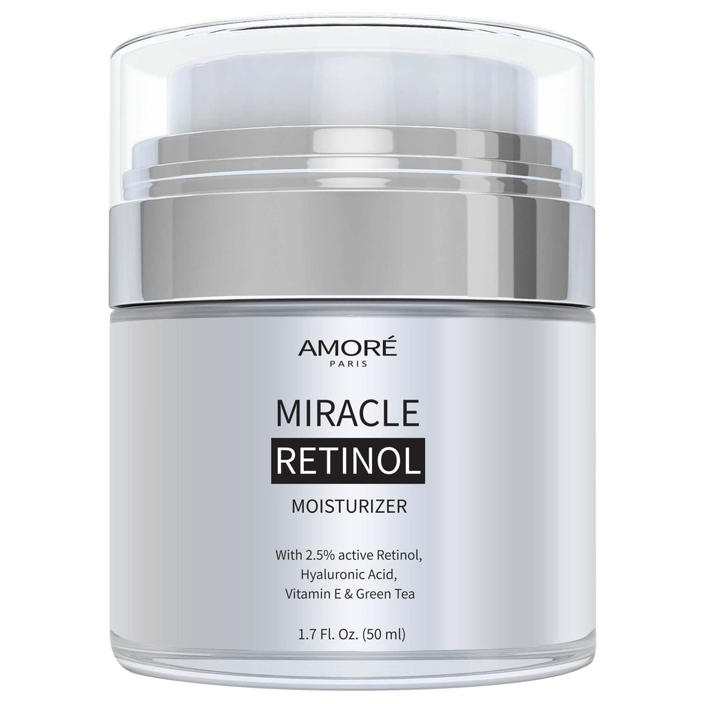 AMORÉ PARIS Retinol 2.5% High Potency Anti-Aging Moisturizer - 1.7 Fl. Oz.