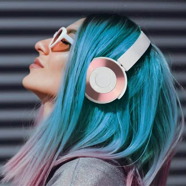 Amplify Metallic Wireless Stereo Headphones