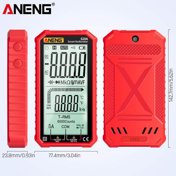 ANENG 4.7-Inch LCD Display 6000 Count AC/DC Digital Multimeter