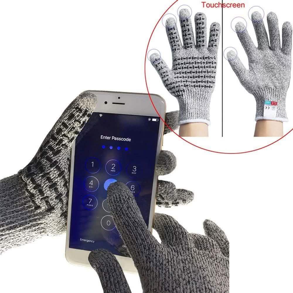 Anti-Cut Gloves 5 Grade Safety Cut Proof Stab Resistant Stainless Steel