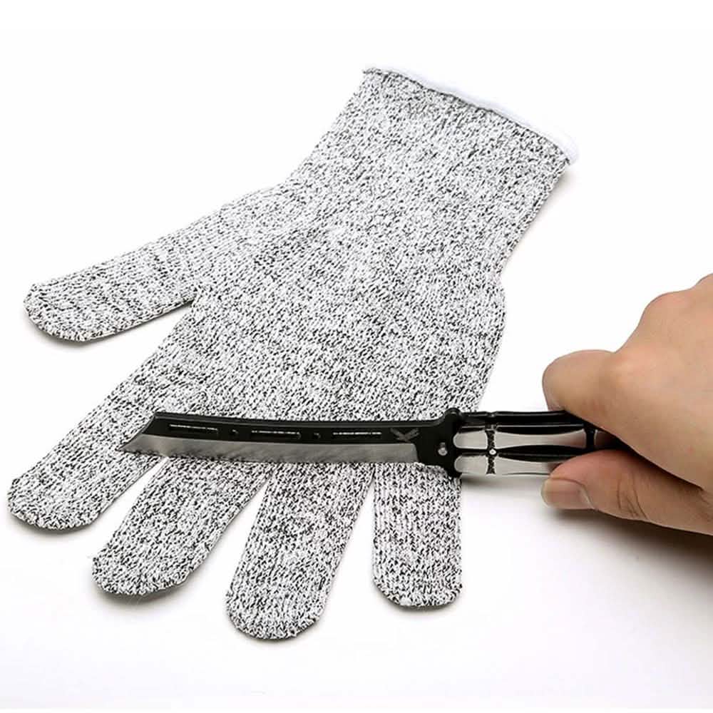 Anti-Cut Gloves 5 Grade Safety Cut Proof Stab Resistant Stainless Steel