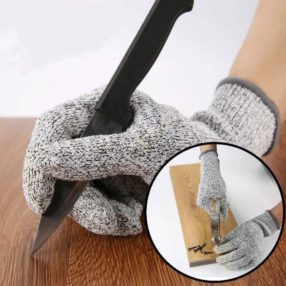 Anti-Cut Gloves 5 Grade Safety Cut Proof Stab Resistant Stainless Steel