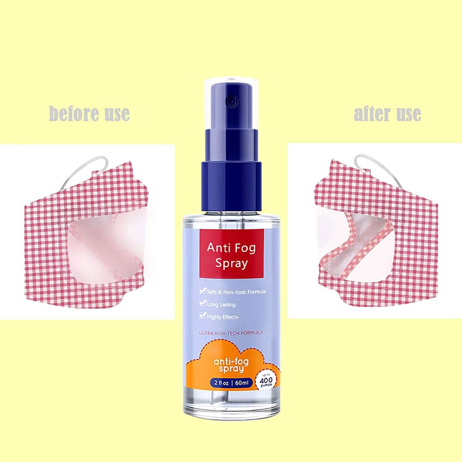 Anti-Fog Spray Agent for Glasses