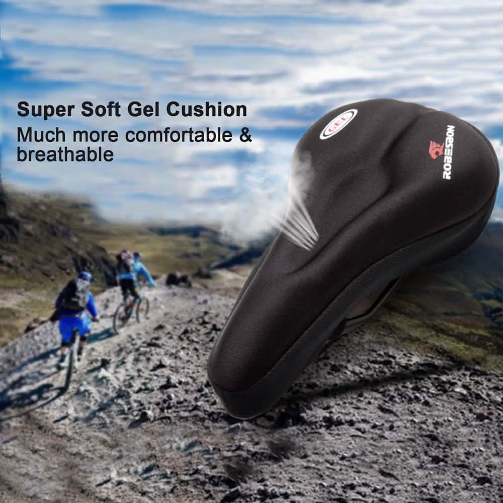 Anti-Slip Silicone Gel Pad Cushion Seat - Saddle Cover for Bike Bicycle Cycling