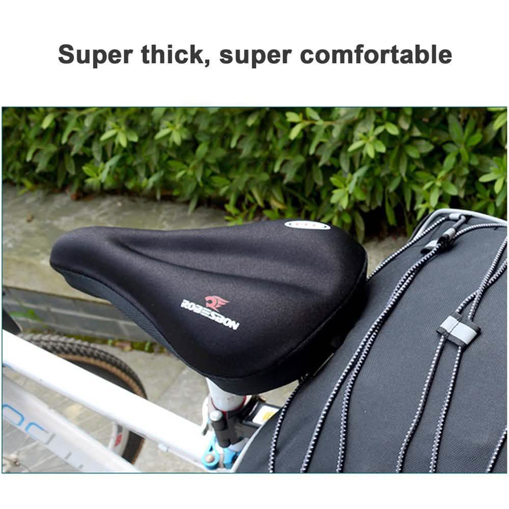 Anti-Slip Silicone Gel Pad Cushion Seat - Saddle Cover for Bike Bicycle Cycling