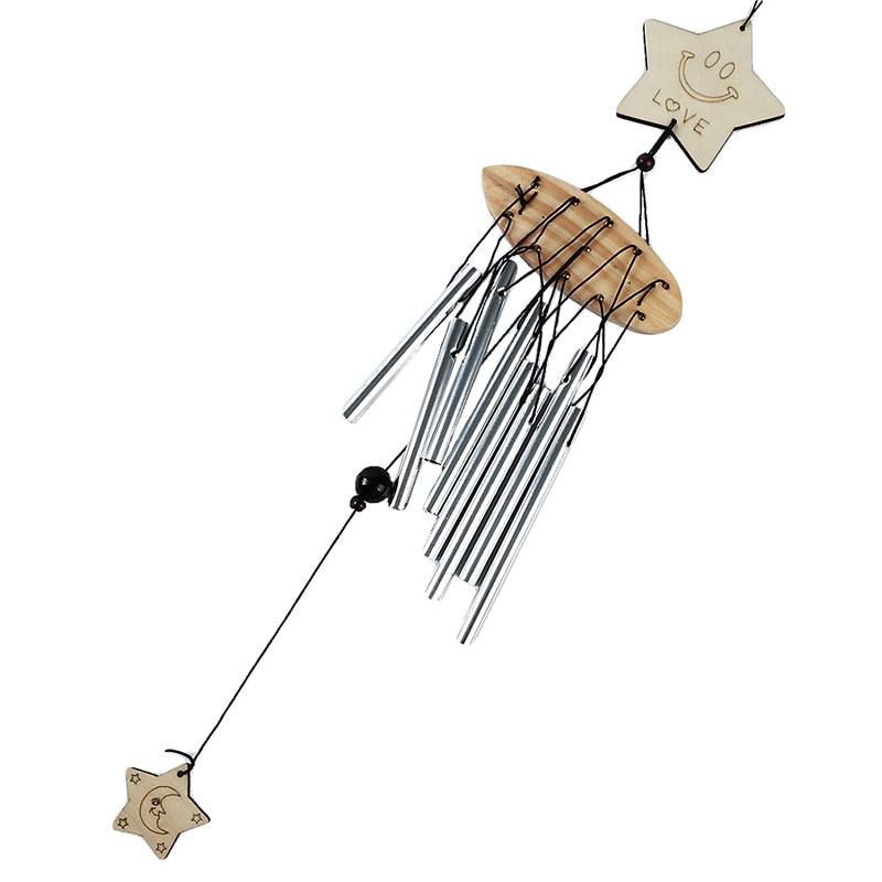 Antique Resonant Tubes  Wind Chimes with S Hook Quality Gift For Garden Patio Balcony And Indoor Decor Wind Chime Bells Hanging Living Bed Home Decor Gift Car Outdoor Yard Garden Deco Wind Chimes