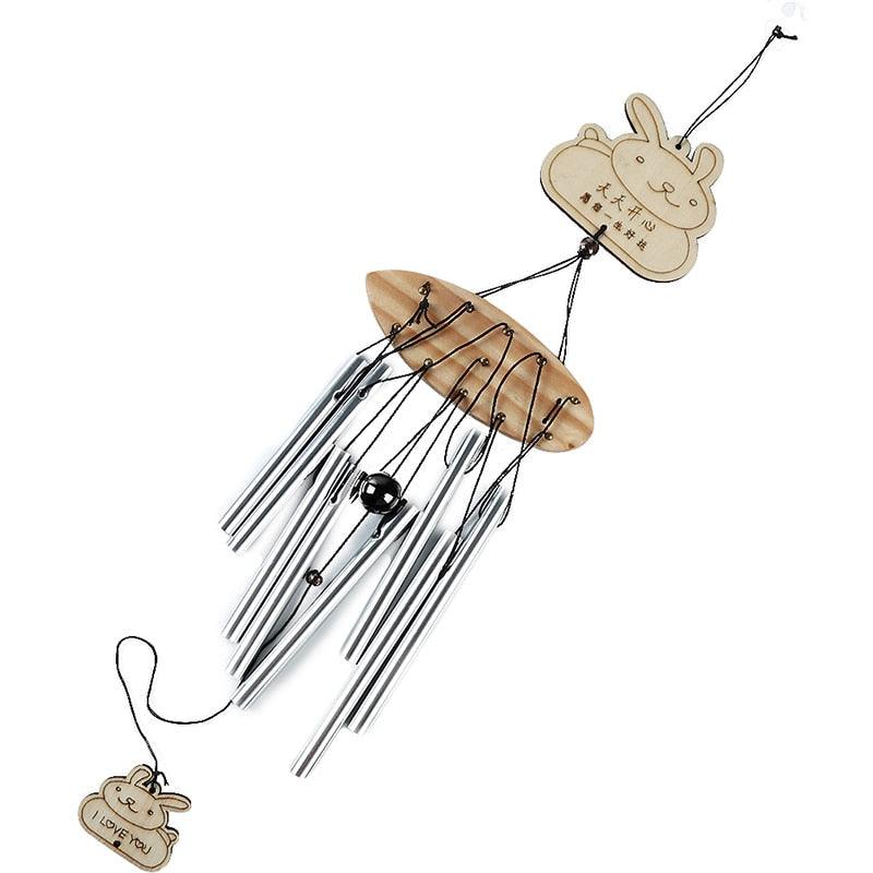 Antique Resonant Tubes  Wind Chimes with S Hook Quality Gift For Garden Patio Balcony And Indoor Decor Wind Chime Bells Hanging Living Bed Home Decor Gift Car Outdoor Yard Garden Deco Wind Chimes