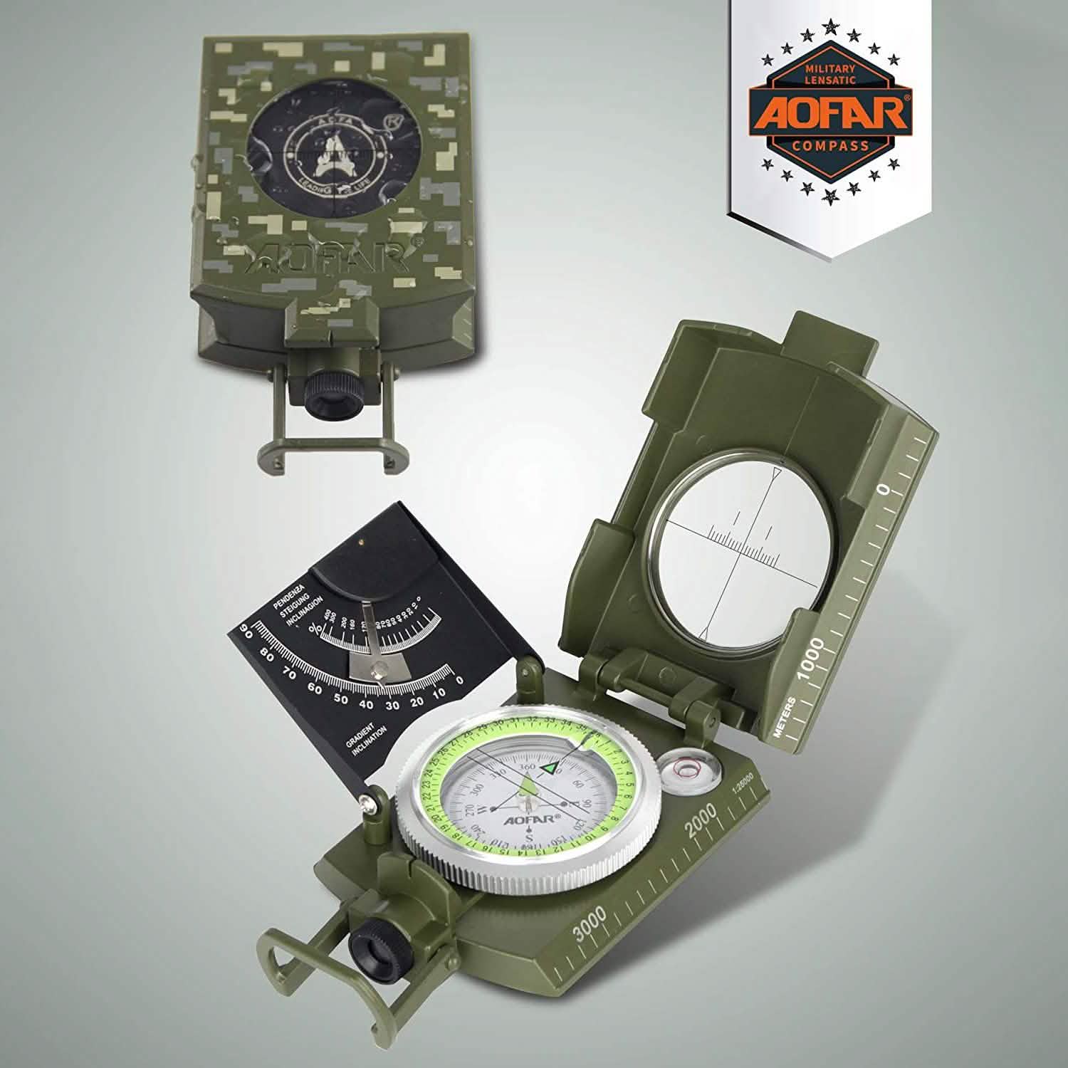 AOFAR Military Compass AF-4074