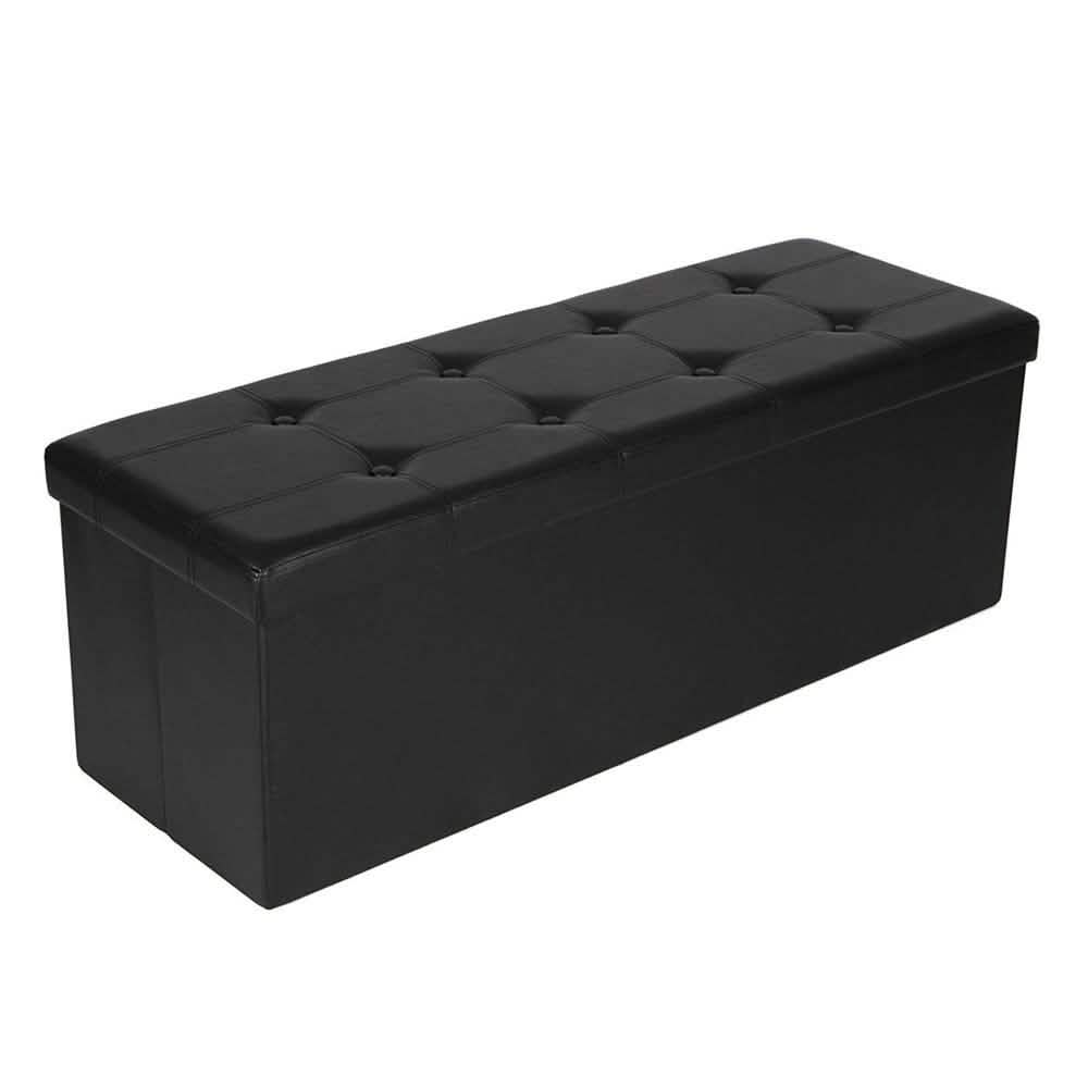 AOZRYNL 43 Inches Folding Storage Ottoman Bench
