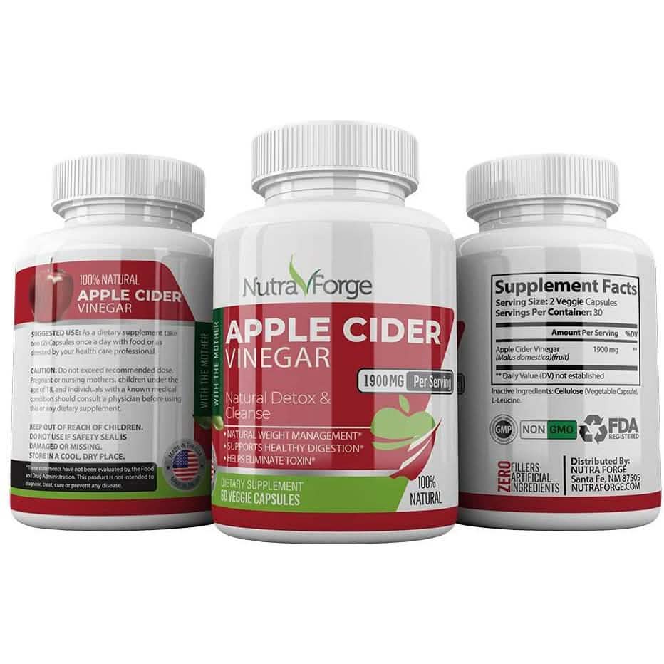 ACV Apple Cider Vinegar Organic Capsules