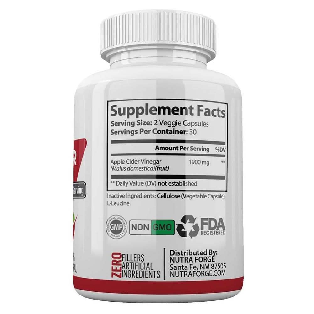 ACV Apple Cider Vinegar Organic Capsules