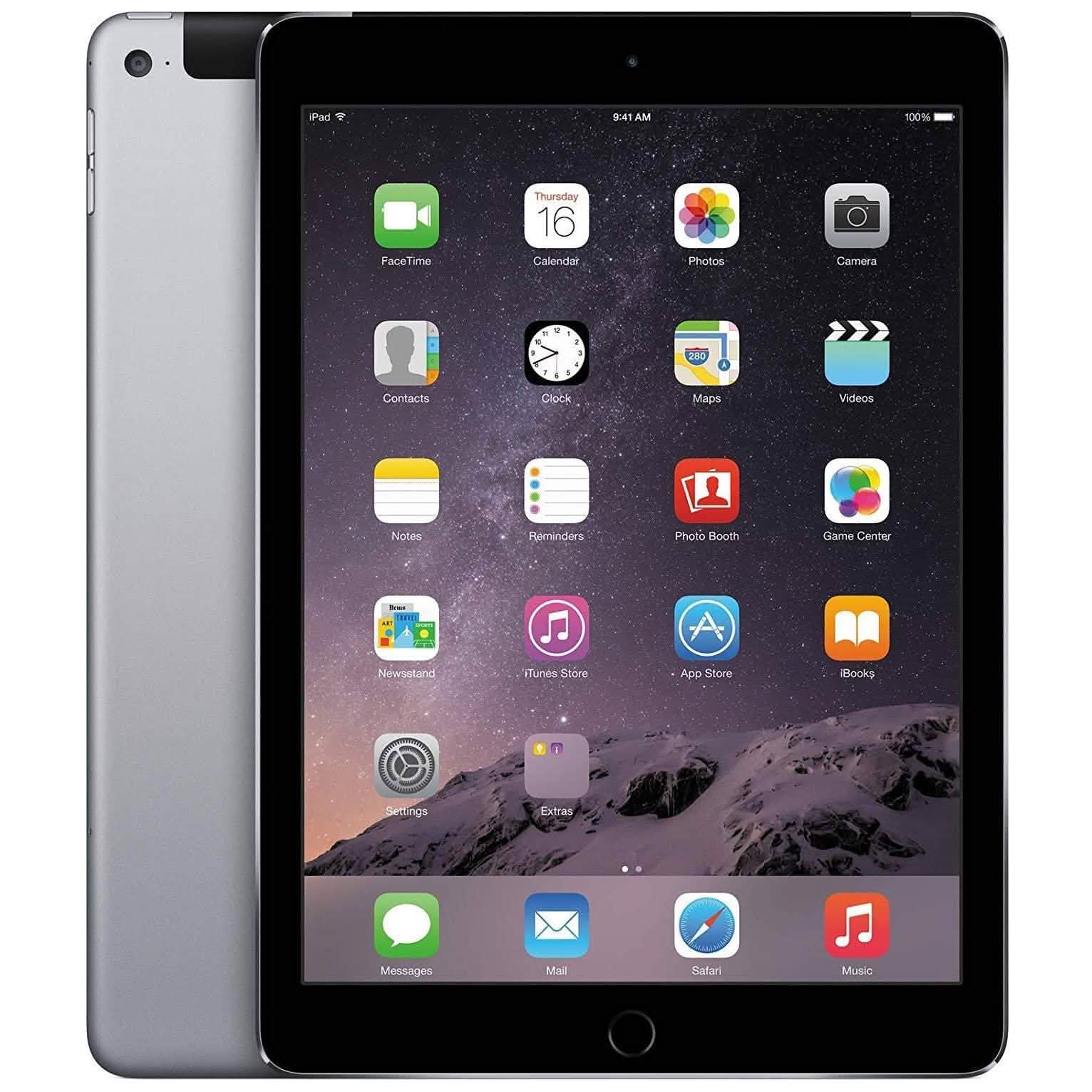 Apple iPad Air 2 Wi-Fi + Cellular 4G LTE - Fully Unlocked (Refurbished)