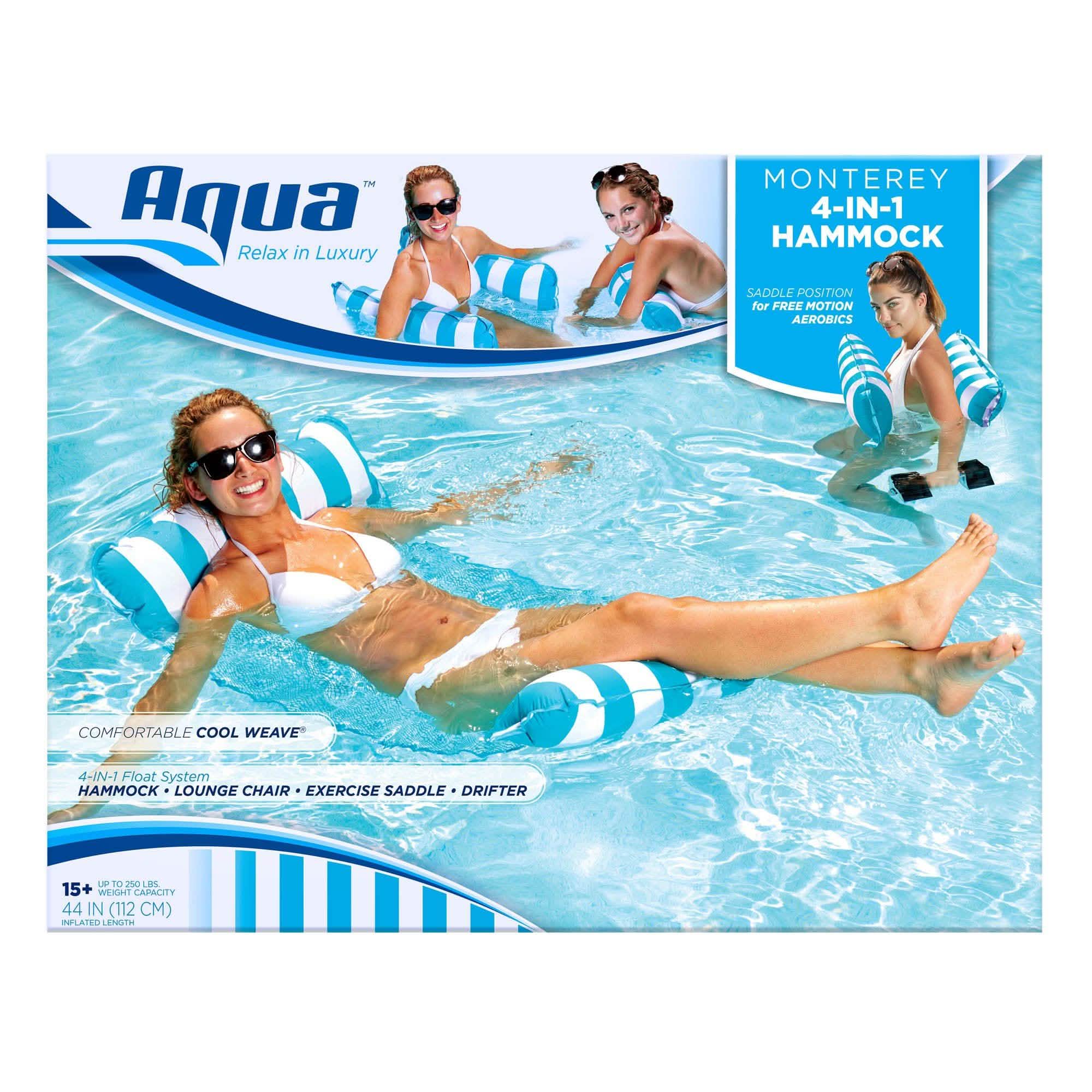Aqua Leisure 4-In-1 Monterey Hammock Pool Float