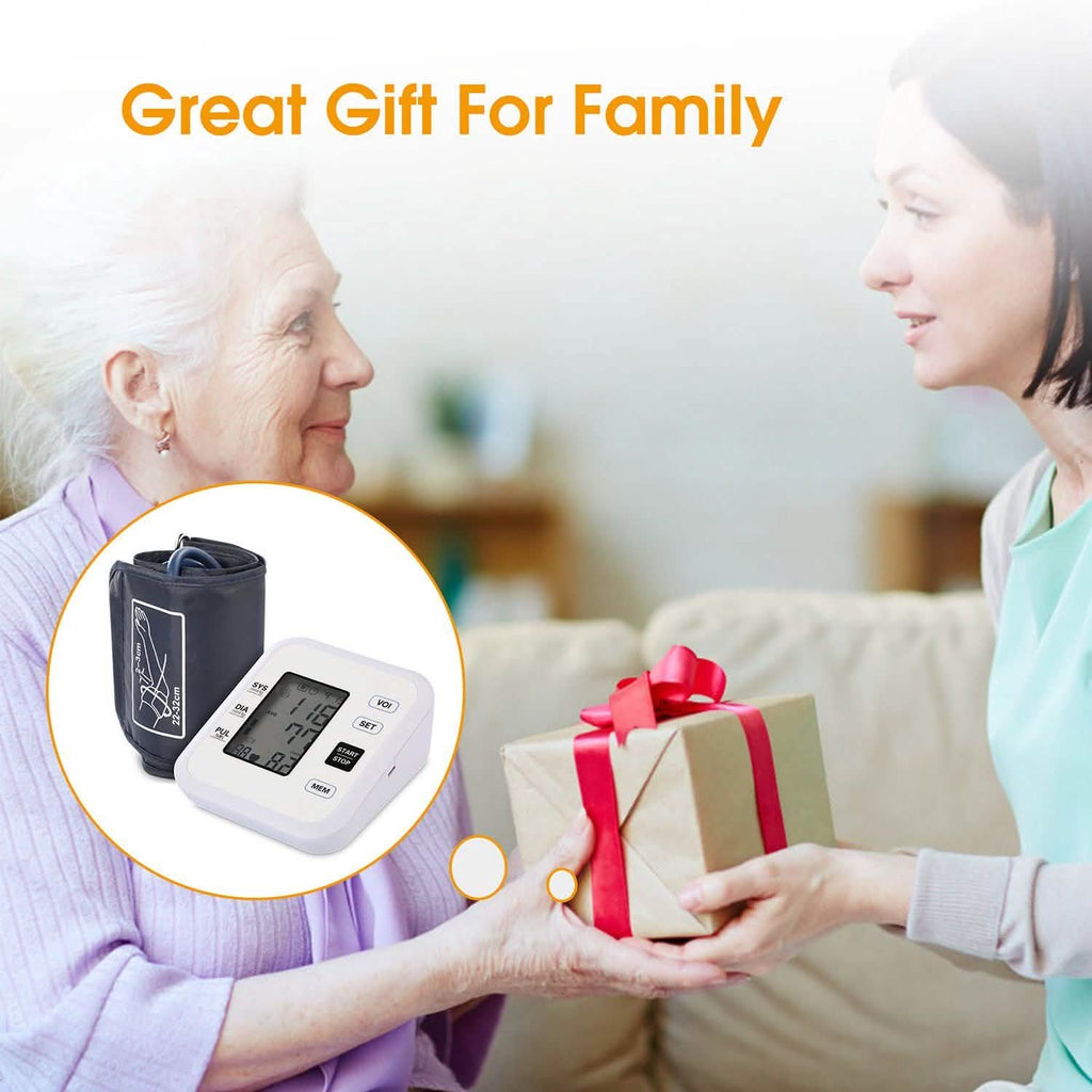 Arm Blood Pressure Monitor with Adjustable Cuff
