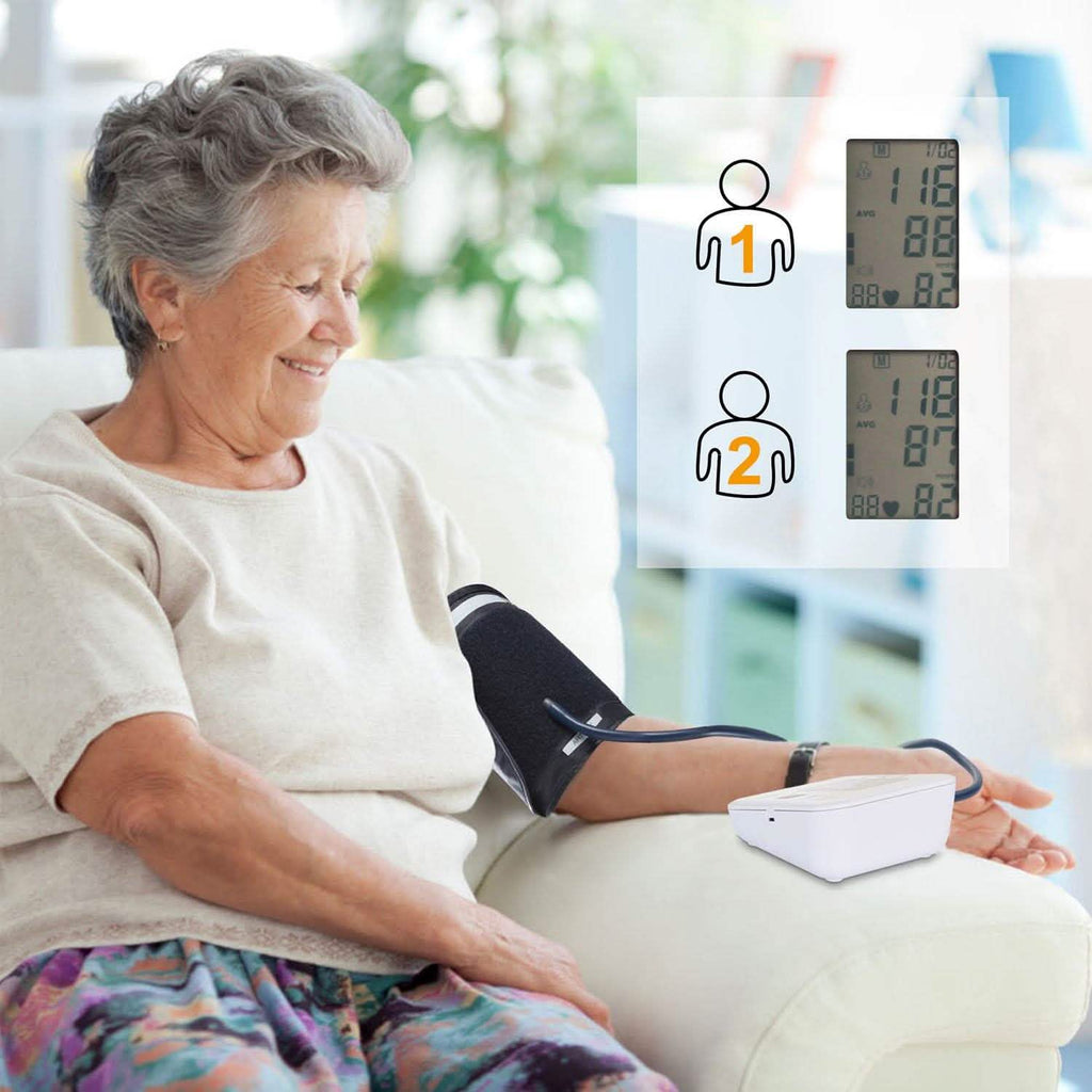 Arm Blood Pressure Monitor with Adjustable Cuff