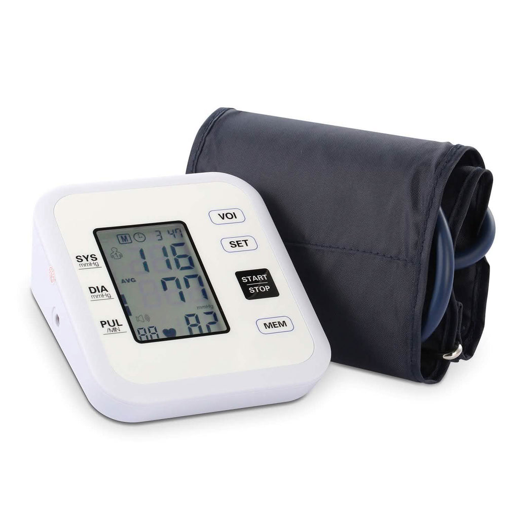 Arm Blood Pressure Monitor with Adjustable Cuff