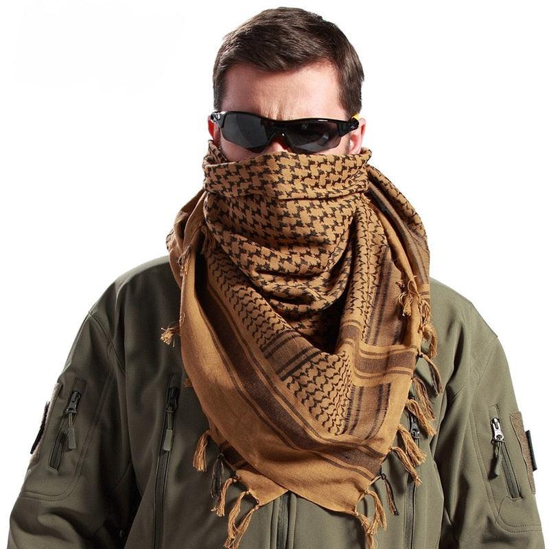 Army Military Tactical Keffiyeh Shemagh Arab Scarf Shawl Neck Cover Head Wrap Cotton Winter Scarves Military Shemagh Army Desert Keffiyeh Arab Scarf Shawl Neck Cover Head Wrap Scarf Military Shemagh Tactical Desert Keffiyeh Head Neck