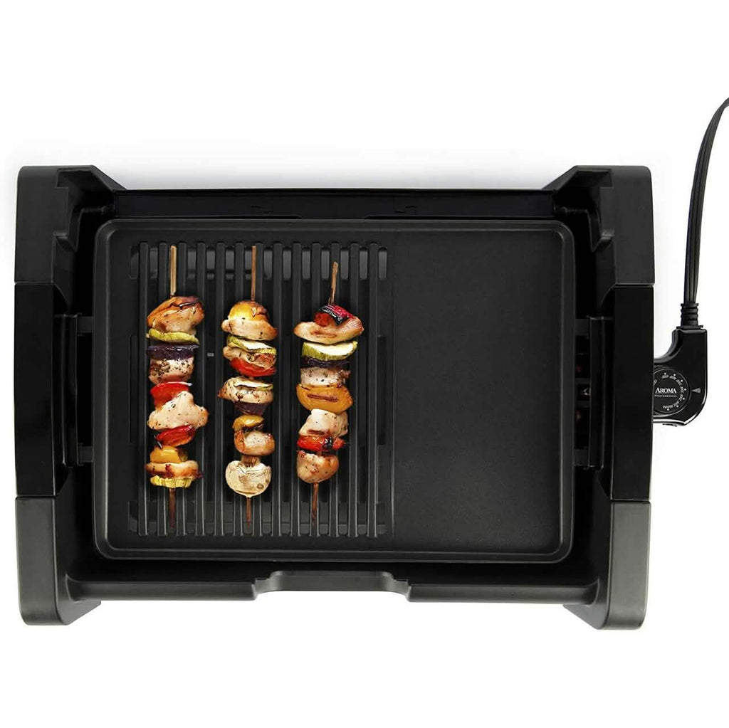Aroma Housewares Smokeless Indoor Use Electric Grill/Griddle