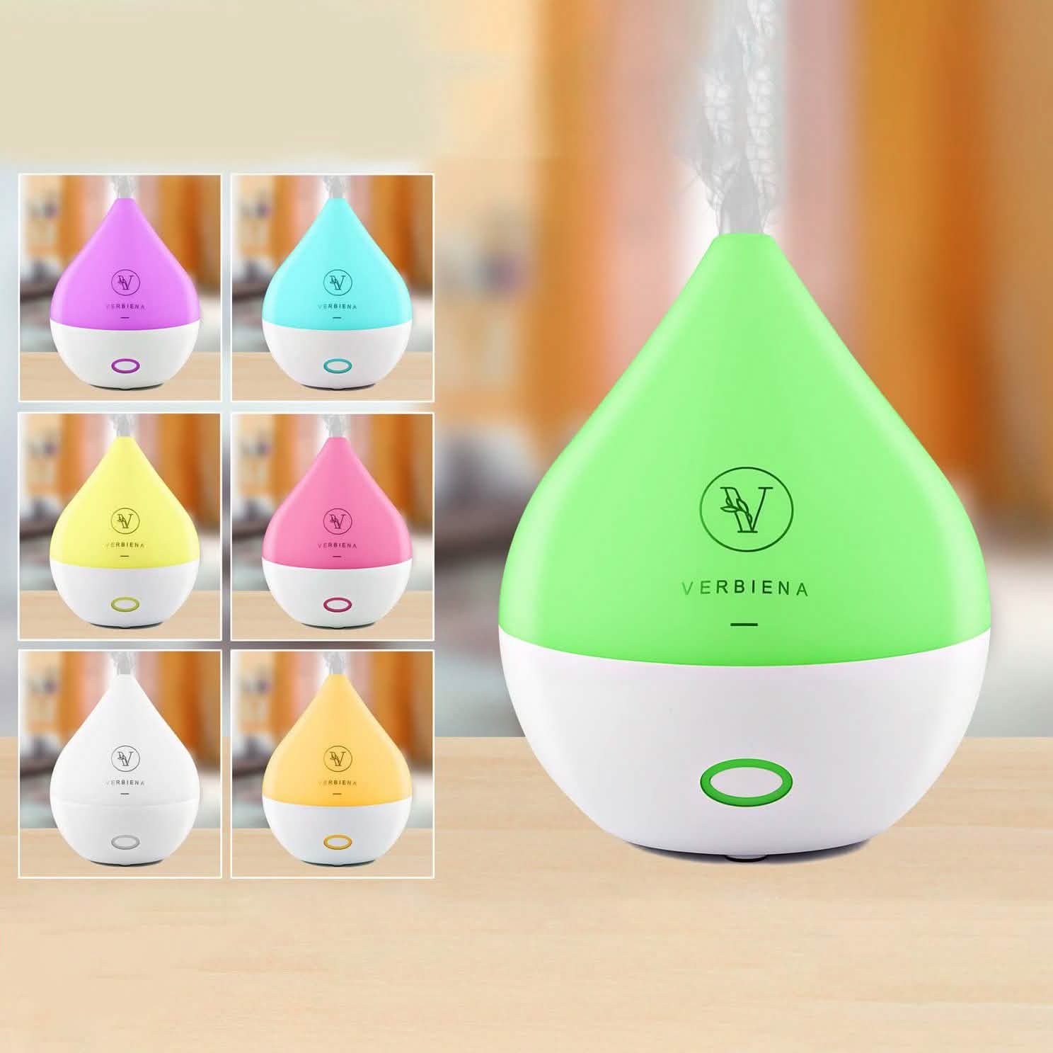 Aromatherapy Essential Oil Diffuser with 7 Changing Colors LED Lights