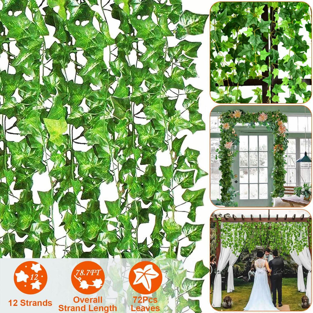 Artificial Ivy Leaves 78.7 Ft.