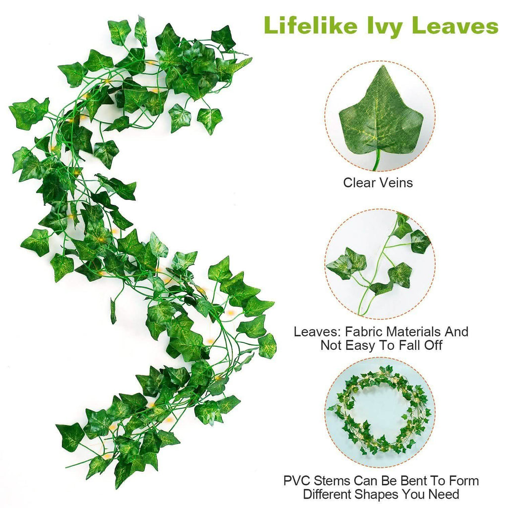 Artificial Ivy Leaves String Lights